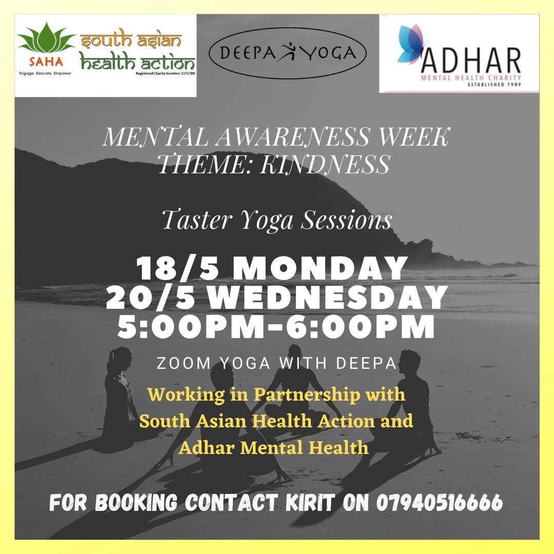 Mental Health Awareness Week Yoga Poster